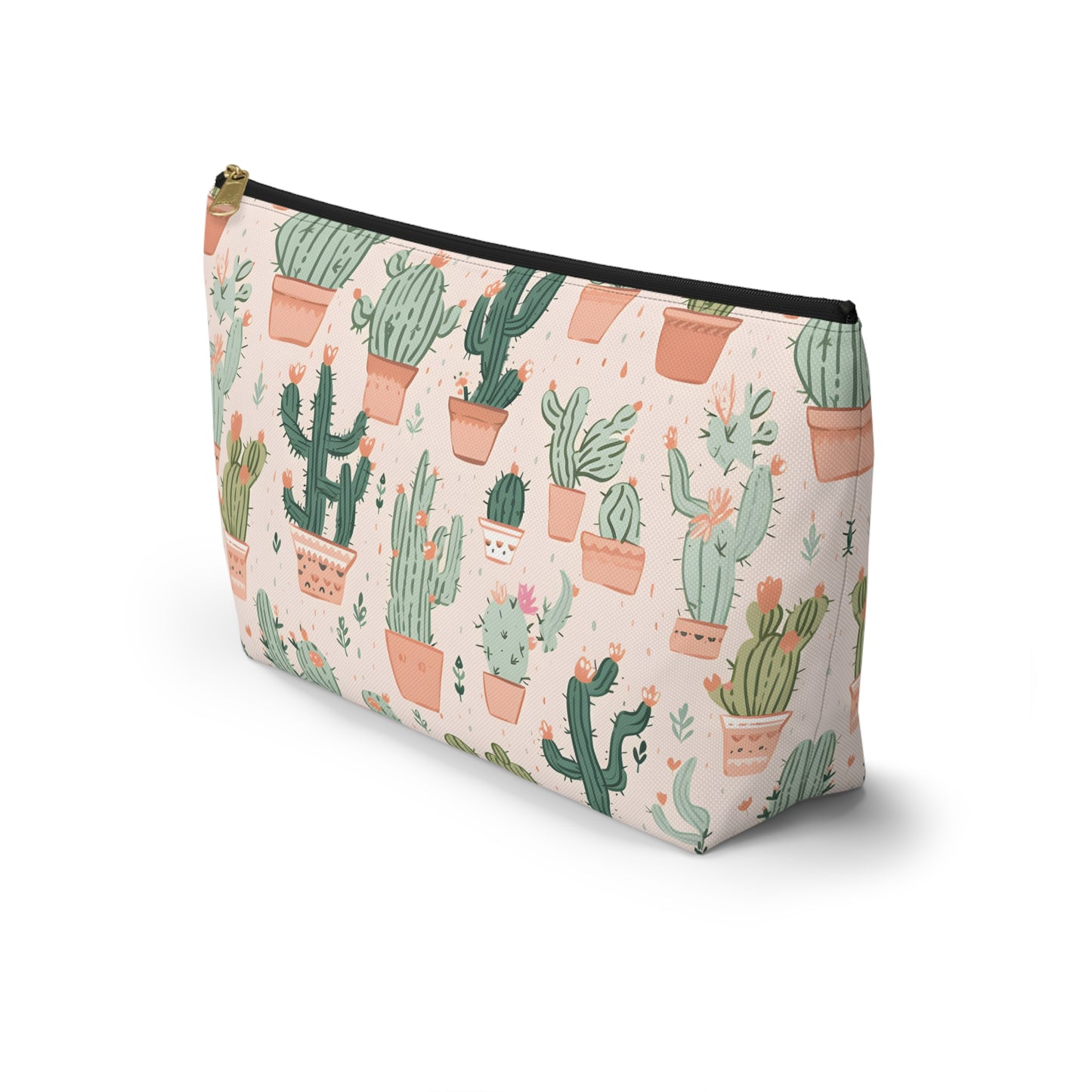Cactus Pattern Travel Bag Design 2