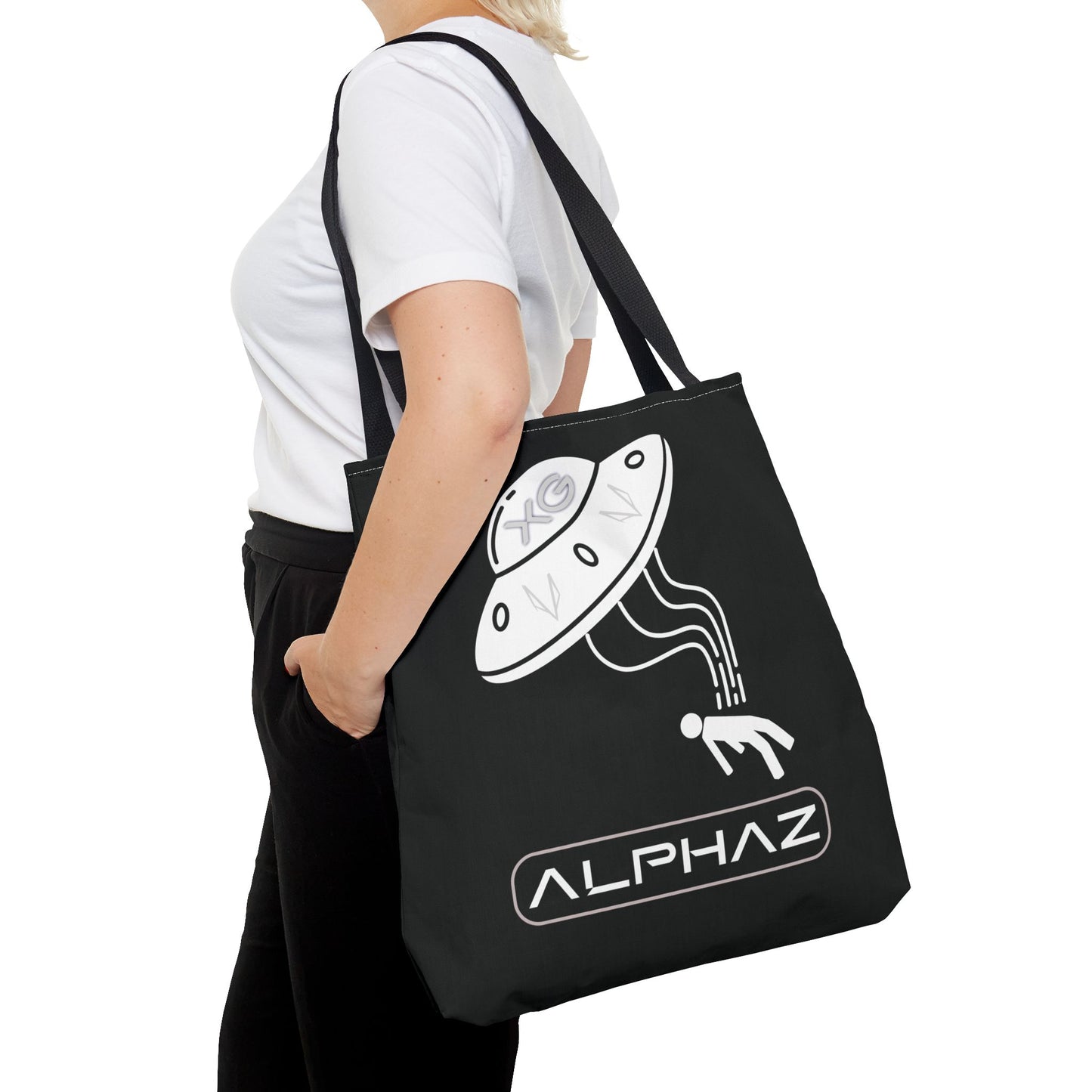 Black Alphaz XG Spaceship Tote Bag Design 9
