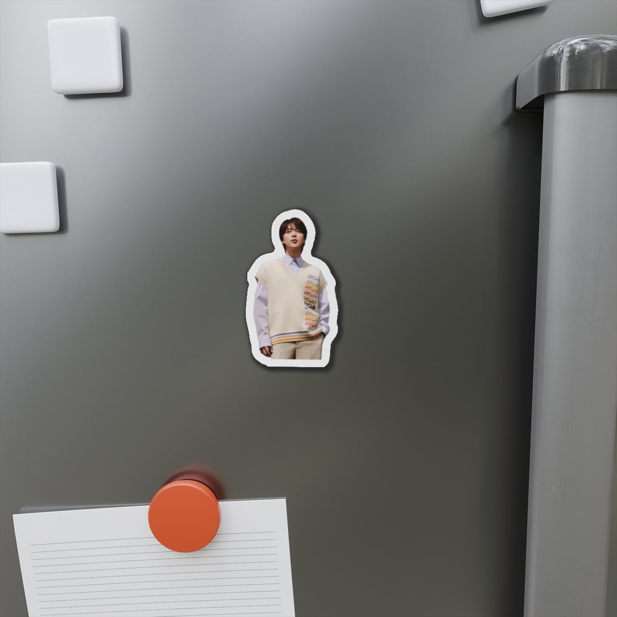 BTS Park Jimin Dior Photoshoot Wearing a Sweater Magnet
