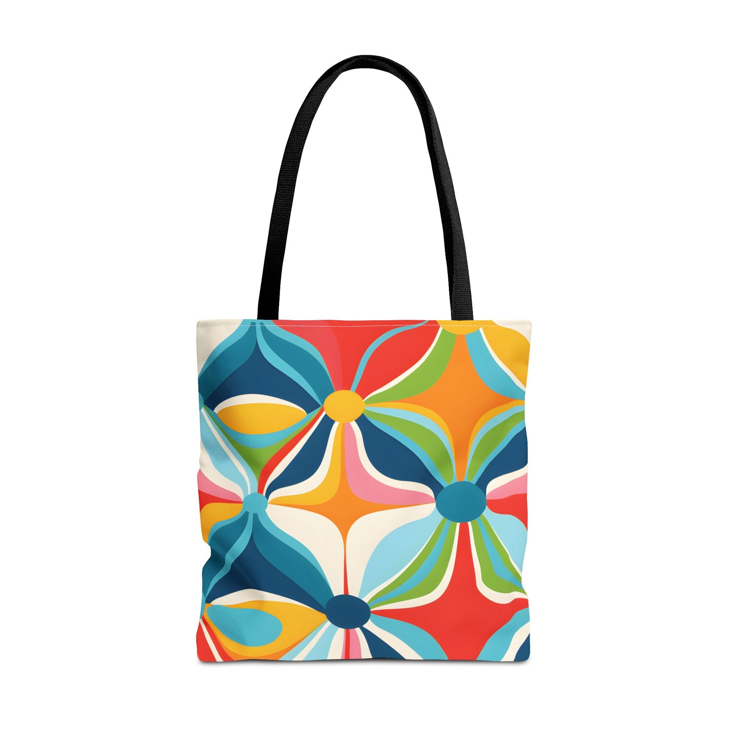 Retro Pattern Tote Bag Design 3