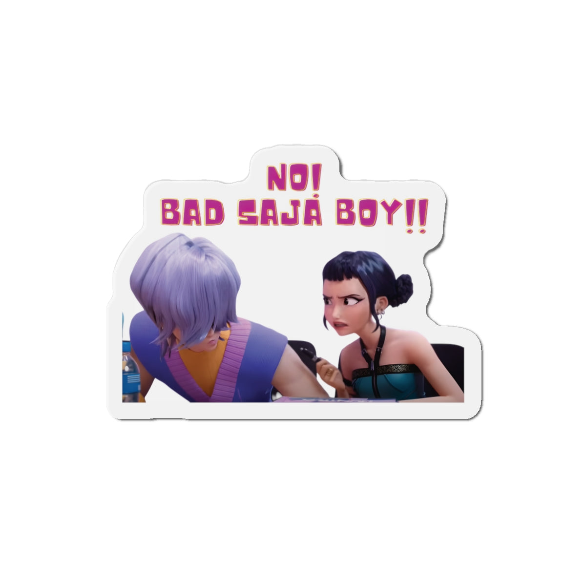 Kpop Demon Hunters Huntrix Zoey Saja Boys Mystery Zoeystery Bad Saja Boy Magnet