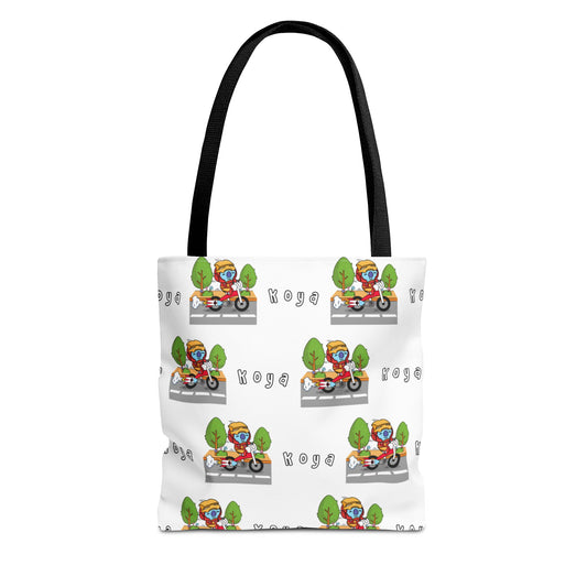 BT21 Koya White Tote Bag Pattern Design