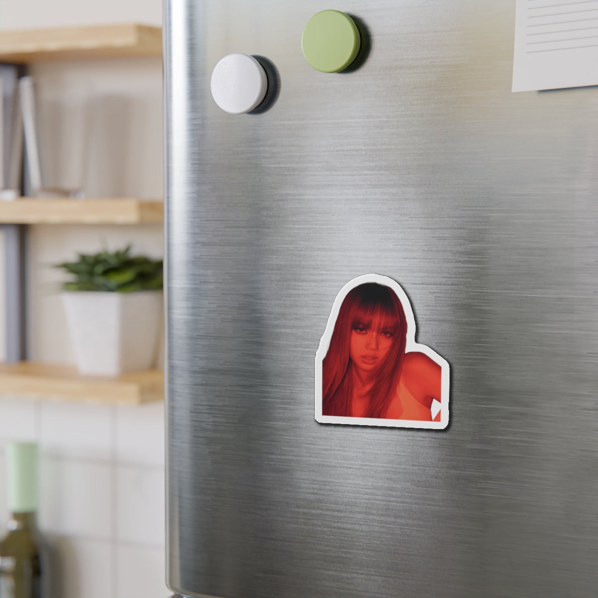 Lalisa Manoban Blackppink Gift for Lisa Fans Lillies Magnet Design 4