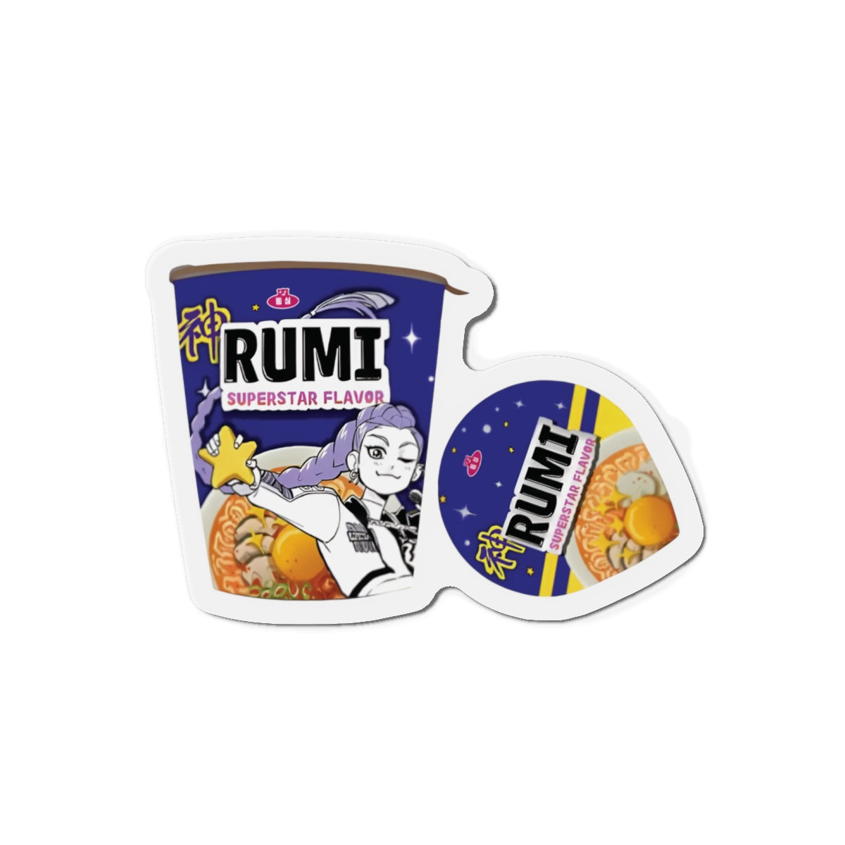 Kpop Demon Hunters Huntrix Rumi Ramen Cup Magnet