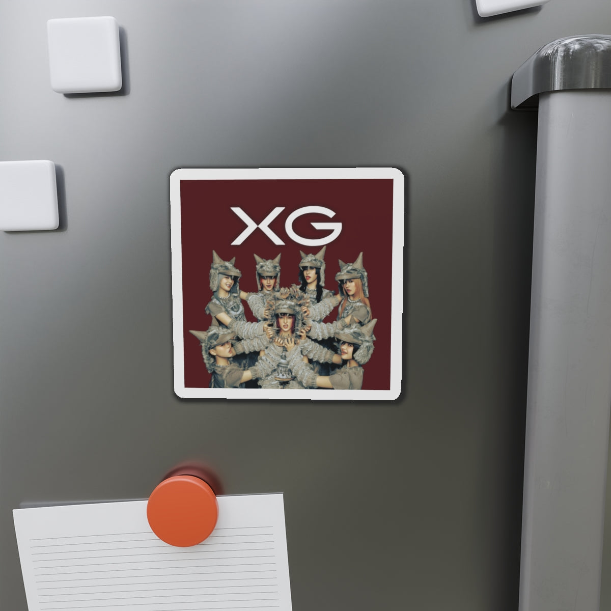 Maroon BG XG Woke Up Magnet 2