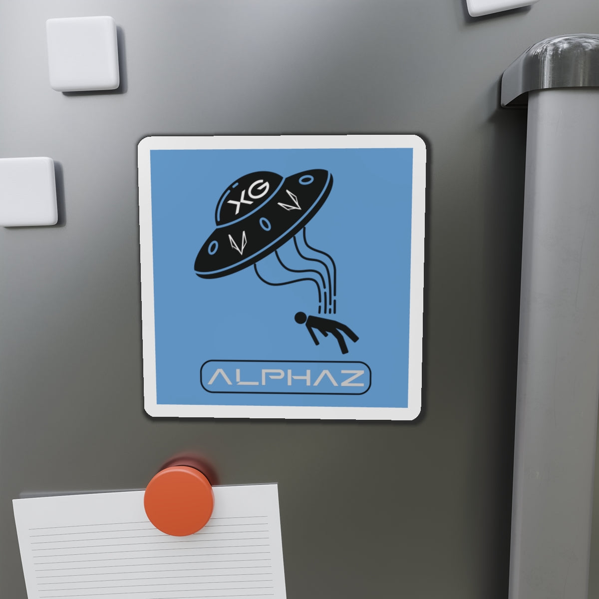 Blue XG Hinata Spaceship Magnet