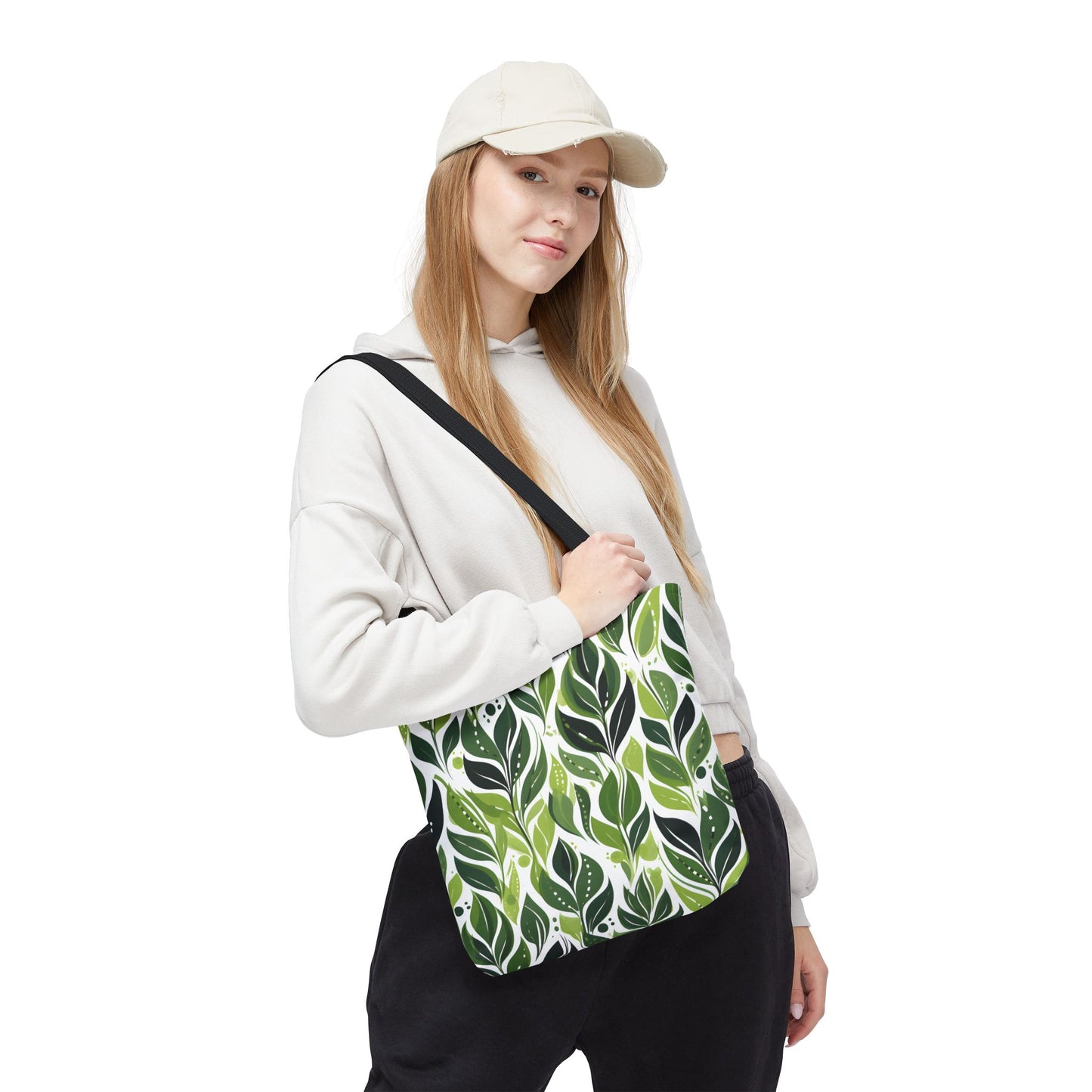 Plant Pattern Tote Bag Design 4