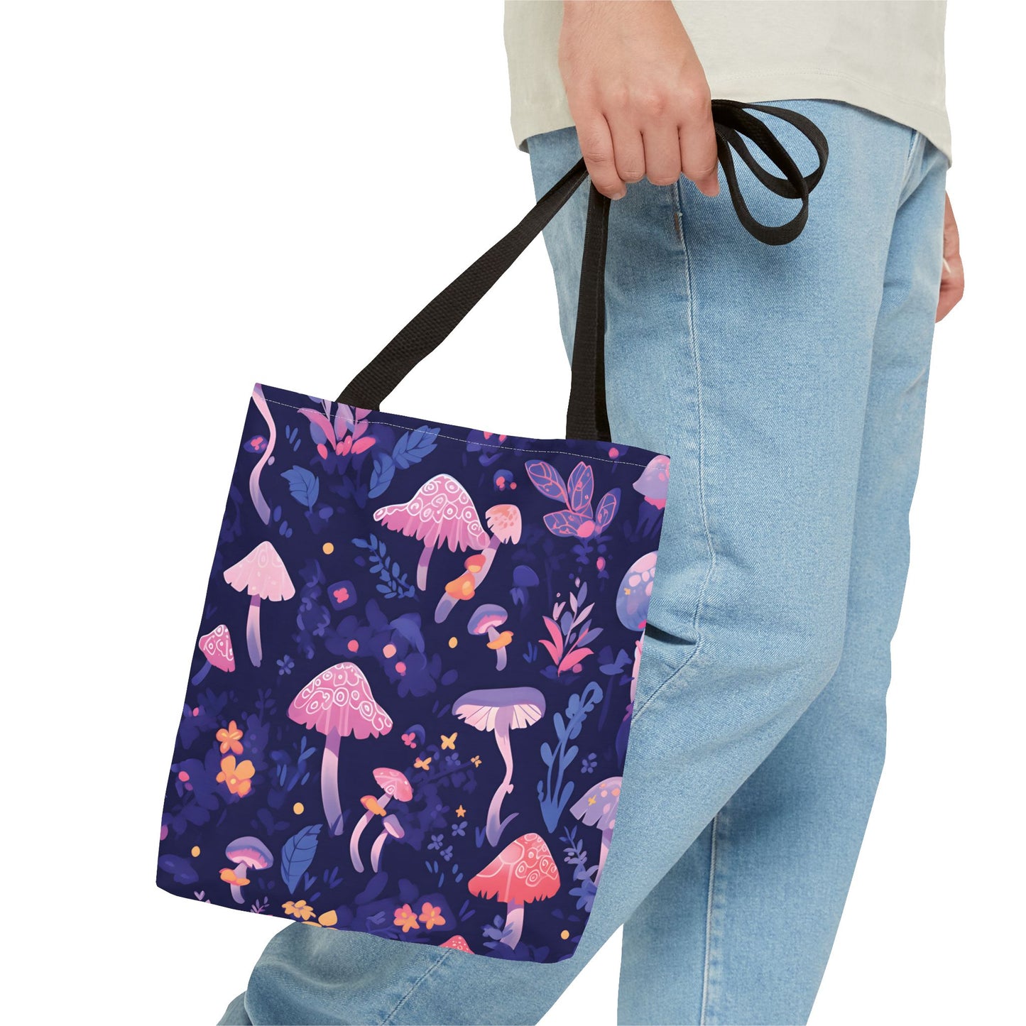 Mushroom Pattern Tote Bag Design 4