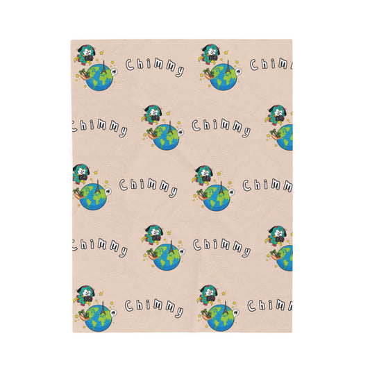 Beige Chimmy Blanket - BT21 Pattern Design