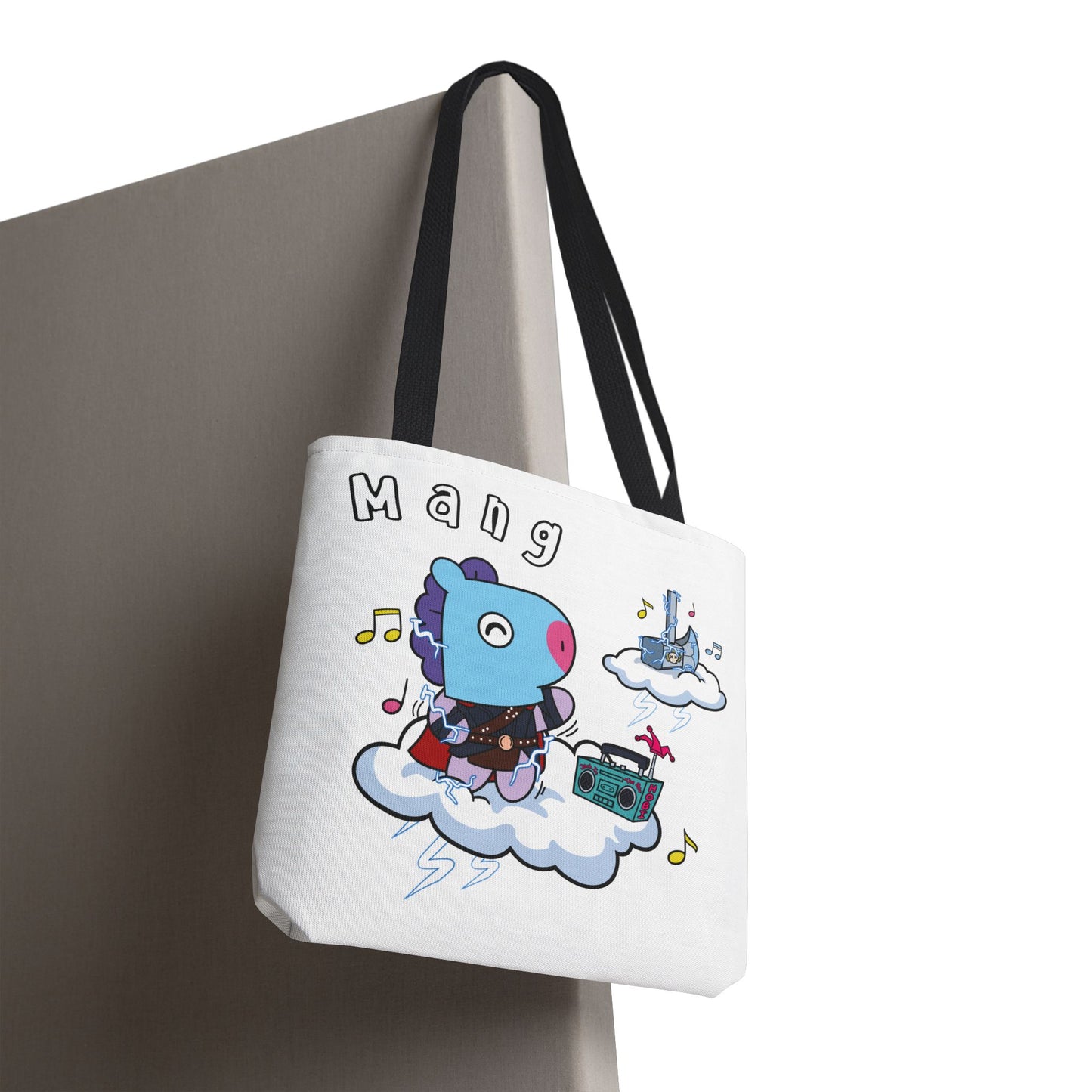BT21 Mang White Tote Bag Single Design