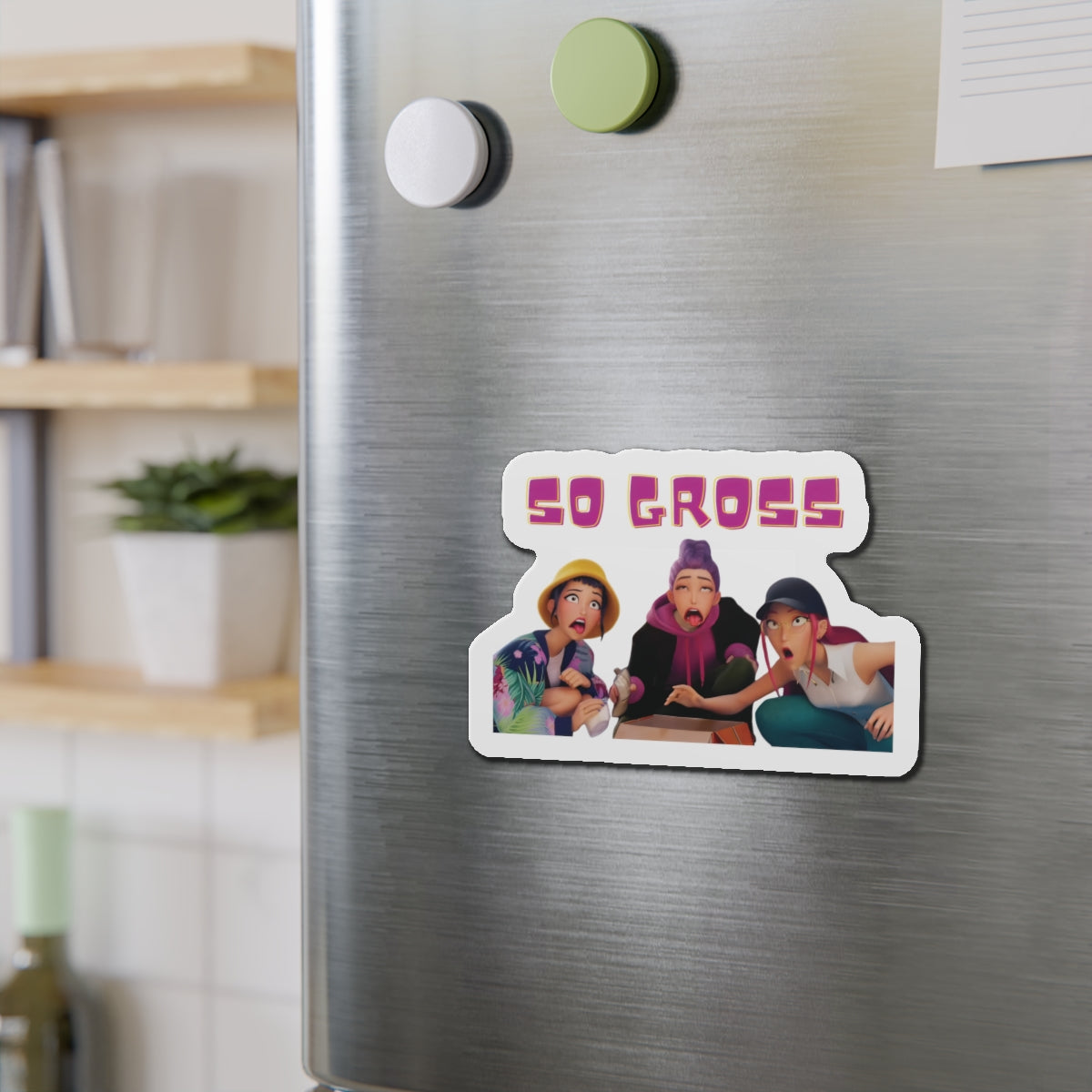 Kpop Demon Hunters Huntrix Rumi Mira Zoey So Gross Magnet