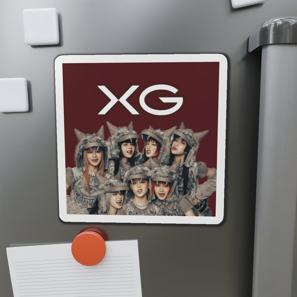 Maroon BG XG Woke Up Magnet 1