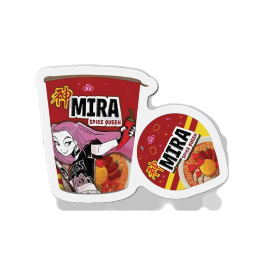 Kpop Demon Hunters Huntrix Mira Ramen Cup Magnet