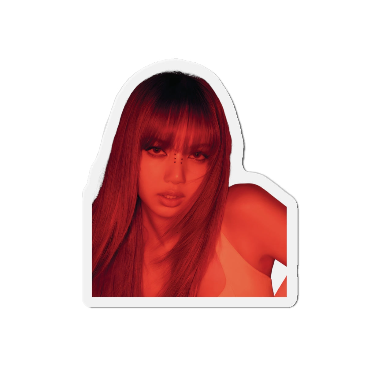 Lalisa Manoban Blackppink Gift for Lisa Fans Lillies Magnet Design 4