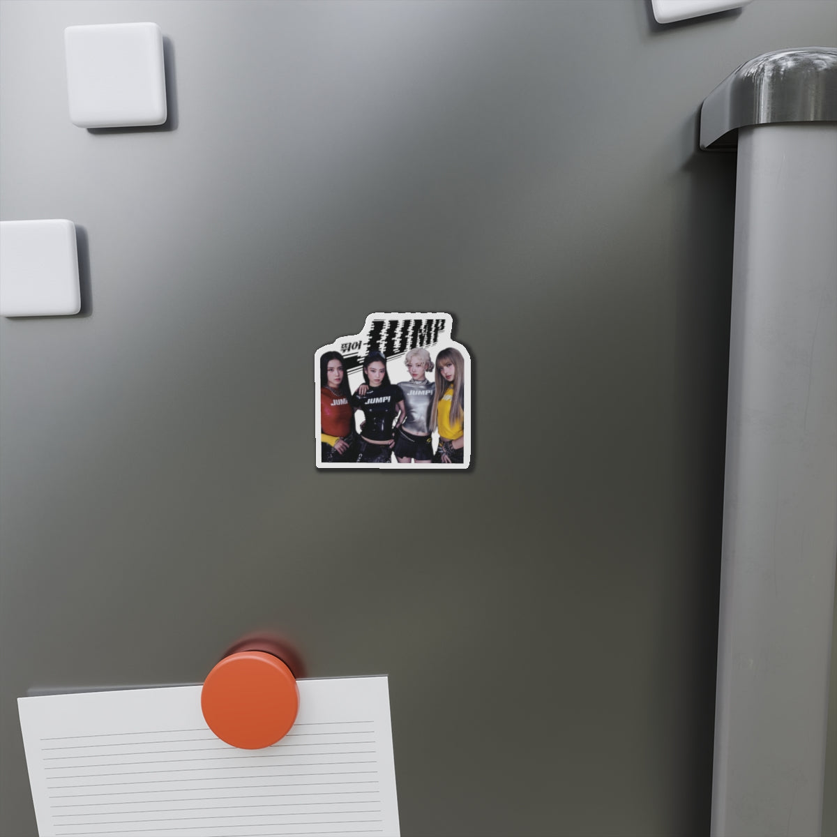 Black Pink Jump Member Magnet