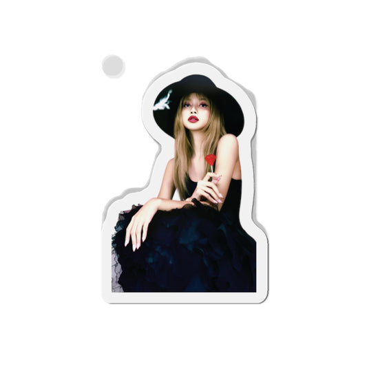 Lalisa Manoban Blackppink Gift for Lisa Fans Lillies Magnet Design 11