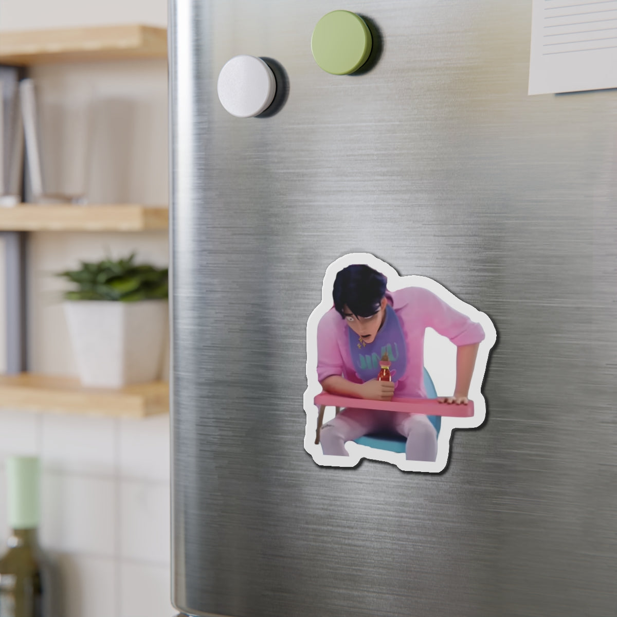 Kpop Demon Hunters Saja Jinu Hot Sauce Challenge Magnet