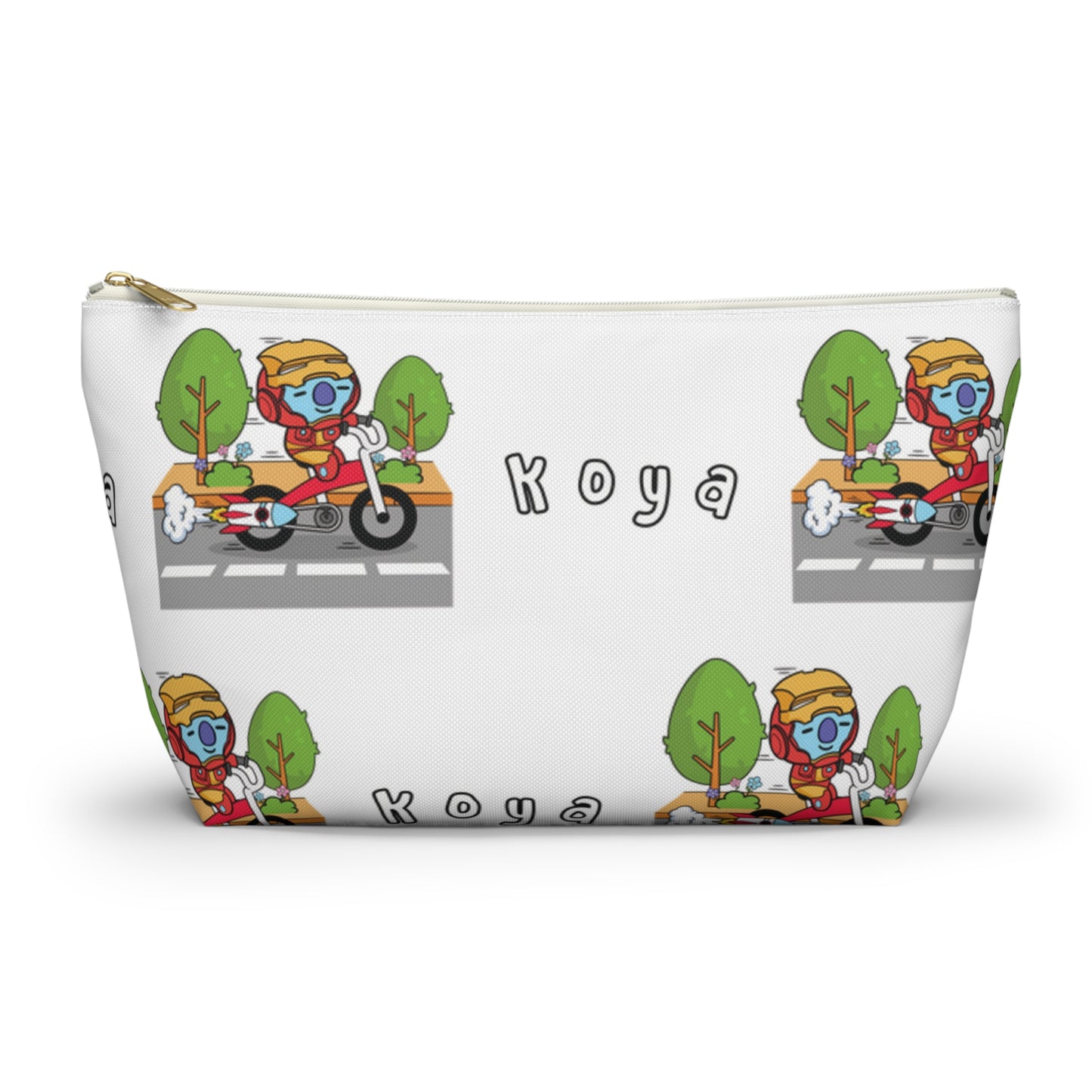 BT21 Koya White Pattern Travel Bag