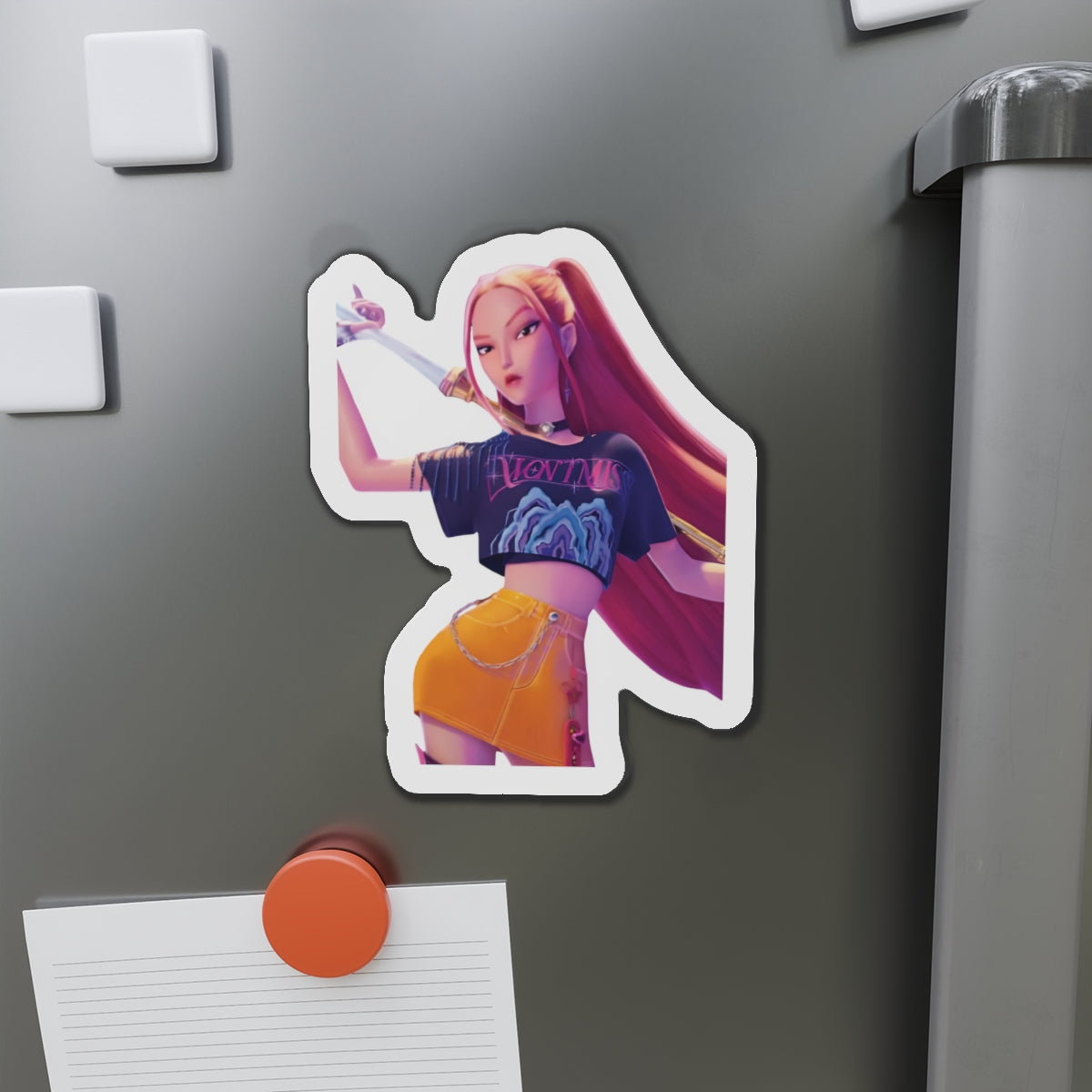 Kpop Demon Hunters Huntrix Mira Posing Portrait Magnet