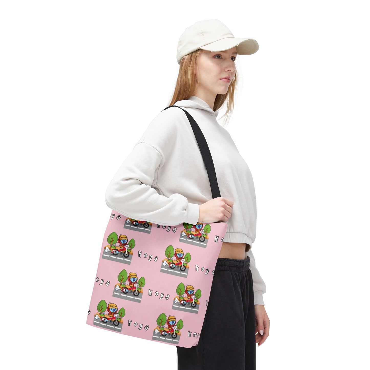 BT21 Koya Pink Tote Bag Pattern Design