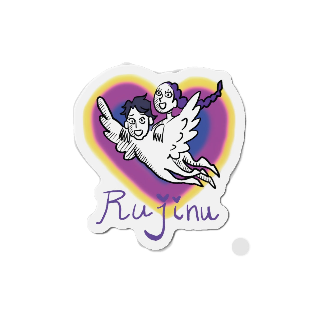 Kpop Demon Hunters Rumi and Jinu Rujinu Magnet