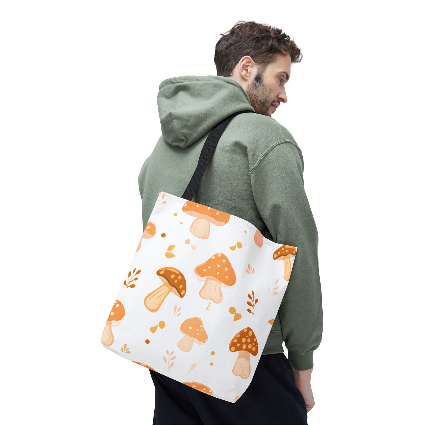 Mushroom Pattern Tote Bag Design 3
