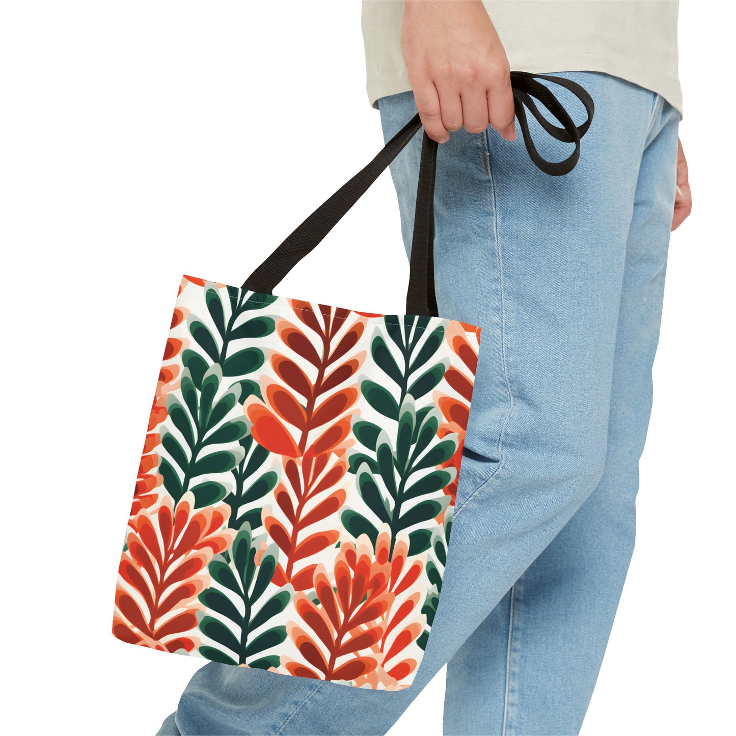 Plant Pattern Tote Bag Design 5