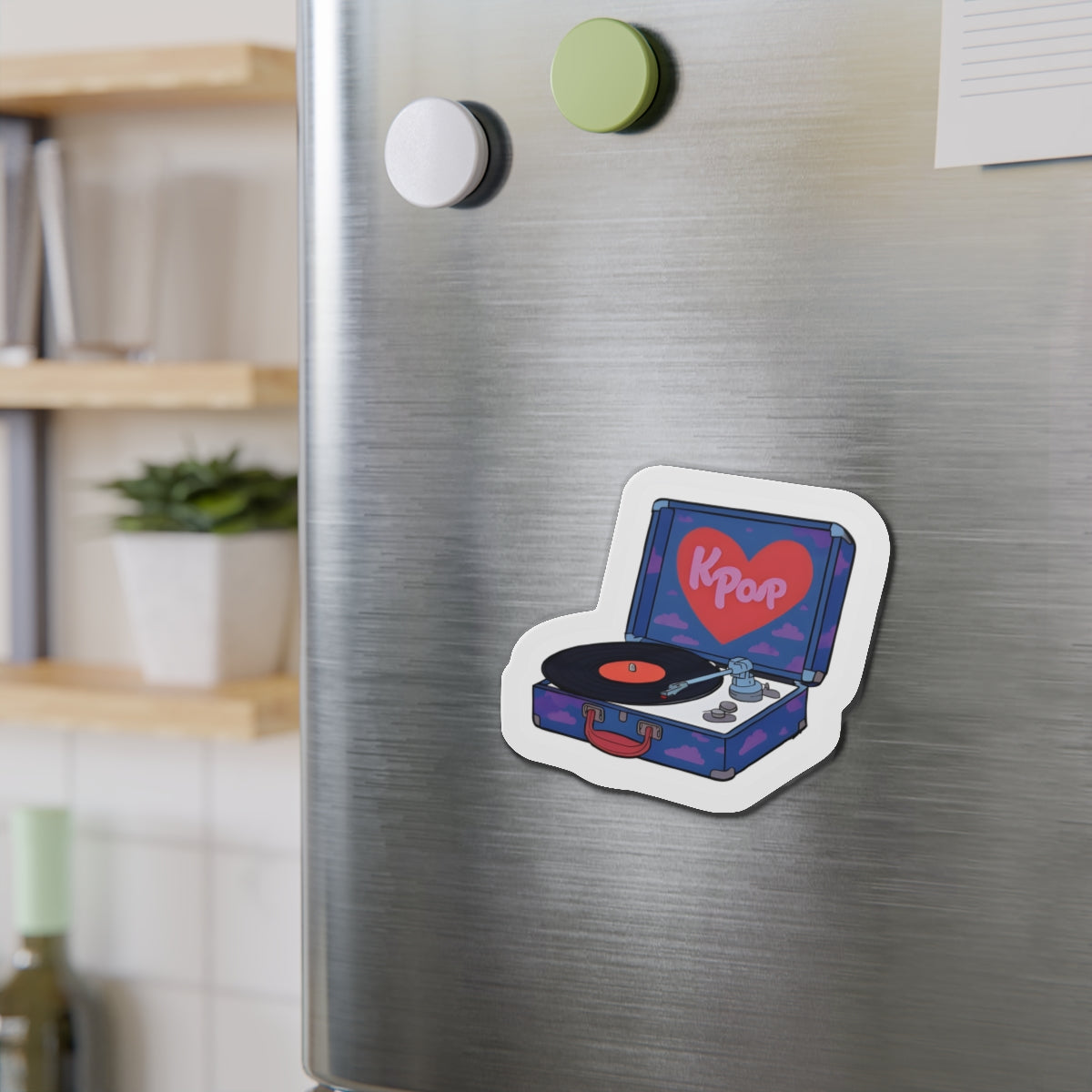 Kpop Record Player Magnet - Kpop General