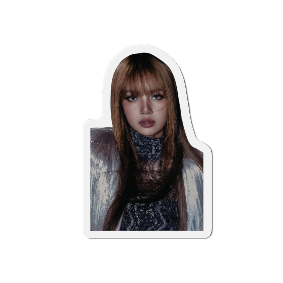 Lalisa Manoban Blackppink Gift for Lisa Fans Lillies Magnet Design 2