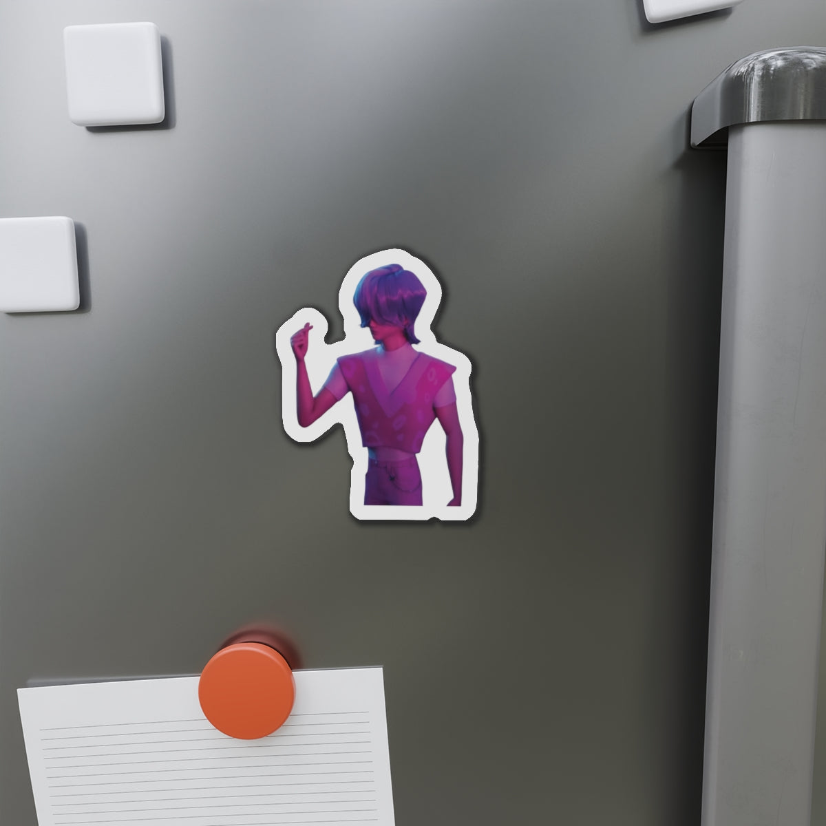 Kpop Demon Hunters Saja Boys Mystery Saja Finger Heart In Underworld Magnet