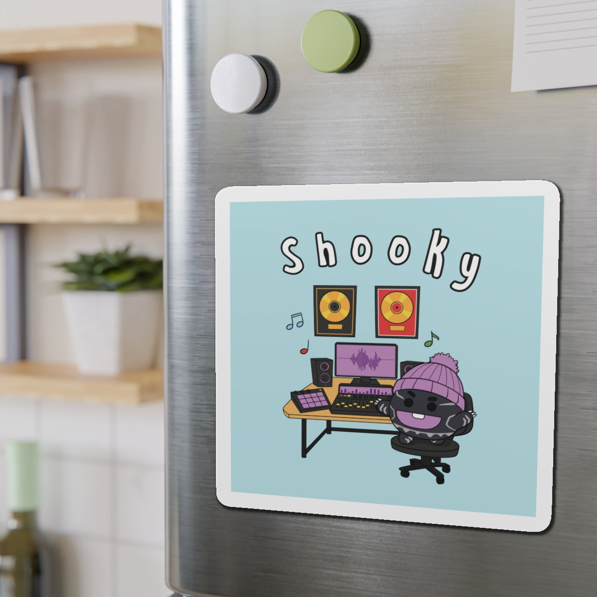 BT21 Shooky Blue Magnet