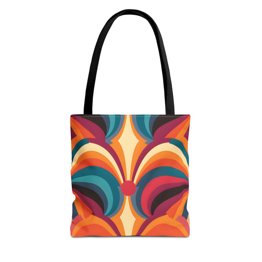 Retro Pattern Tote Bag Design 8