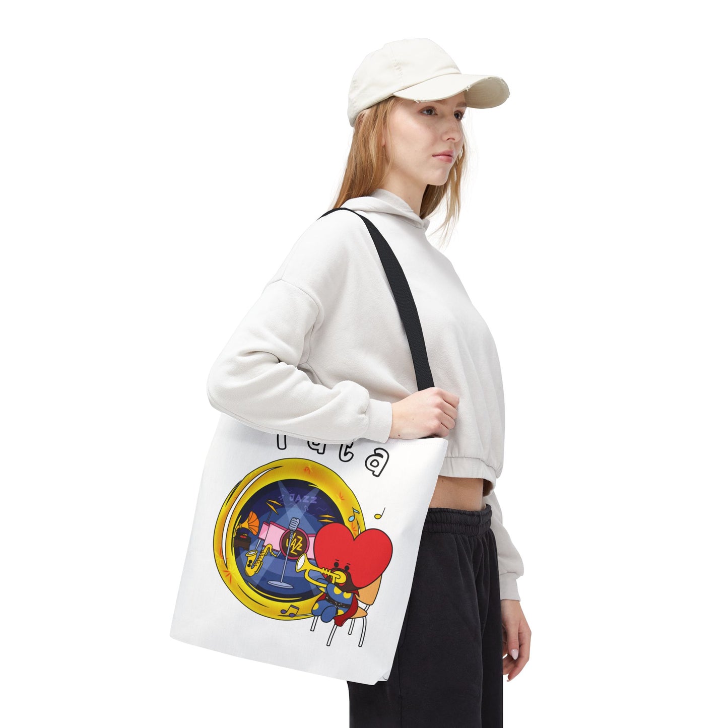 BT21 Tata White Tote Bag Single Design