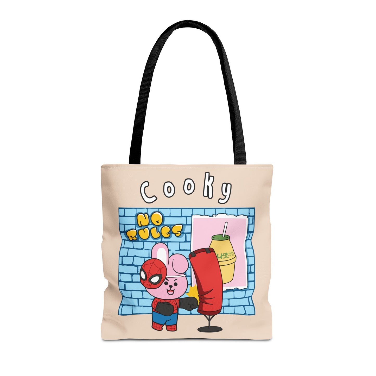 BT21 Cooky Beige Tote Bag Single Design