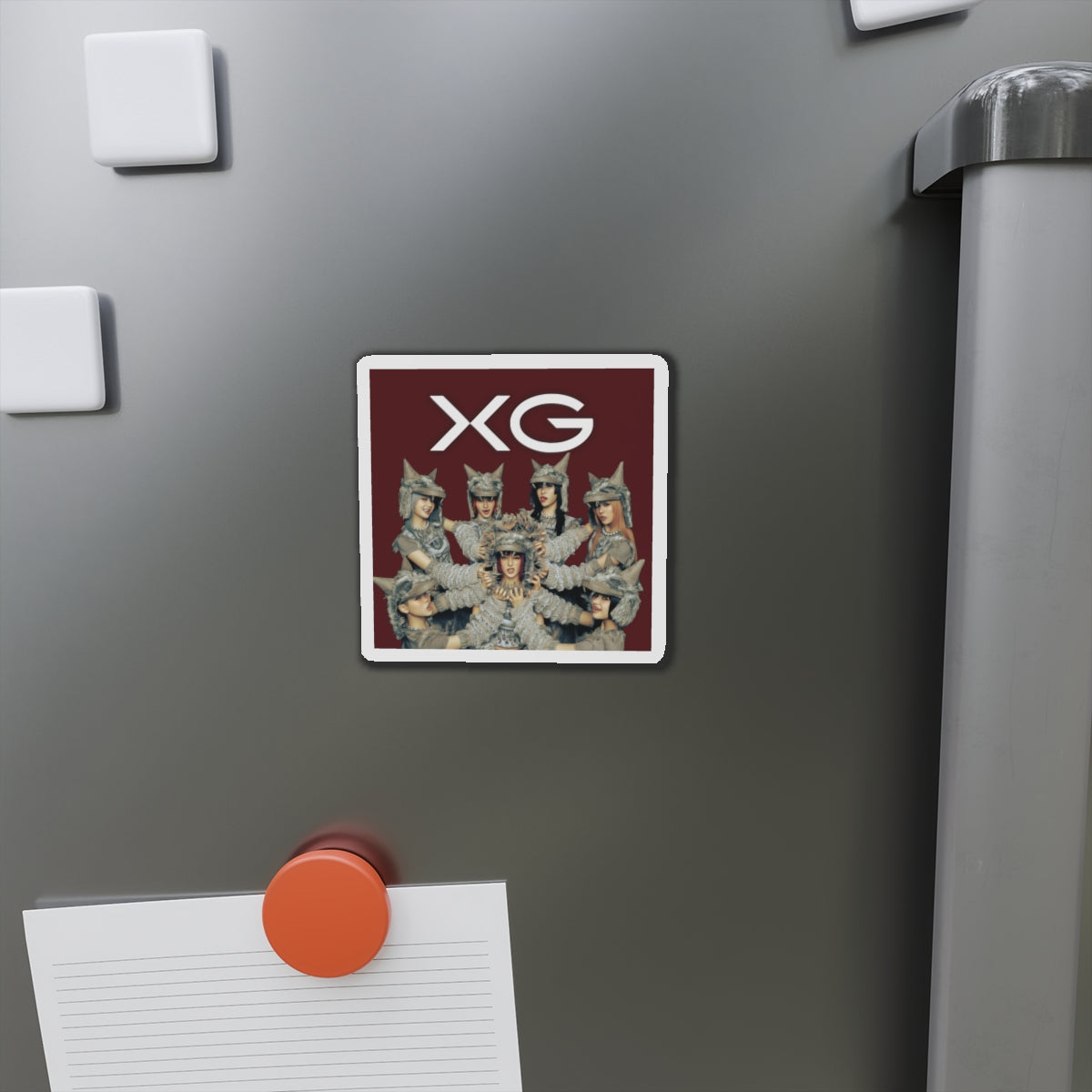 Maroon BG XG Woke Up Magnet 2