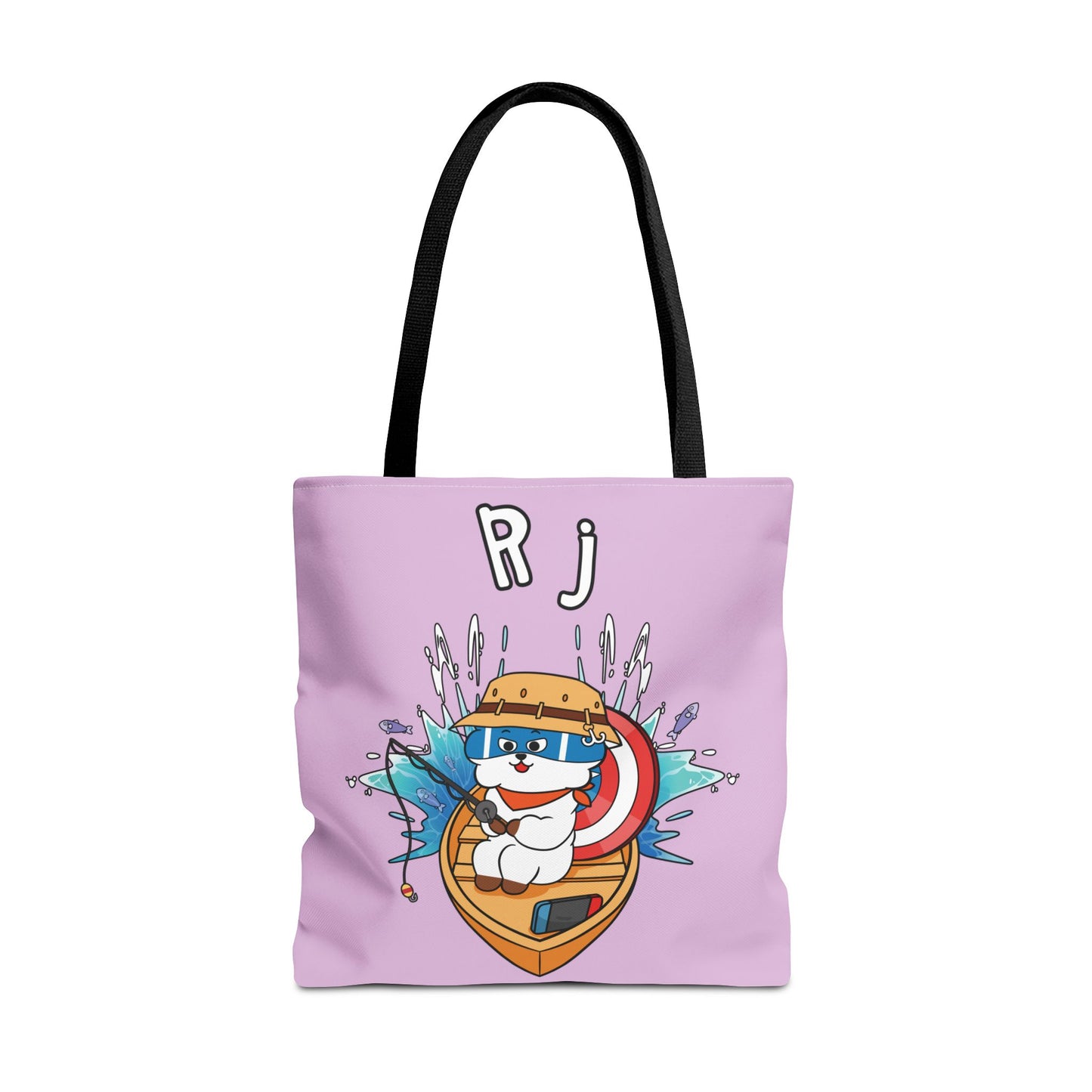 BT21 RJ Purple Tote Bag Single Design