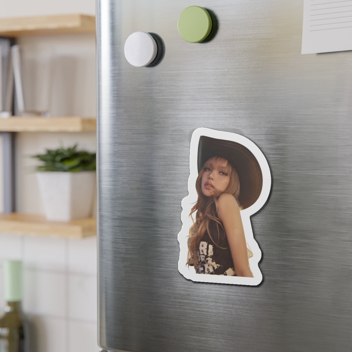 Lalisa Manoban Blackppink Gift for Lisa Fans Lillies Magnet Design 6