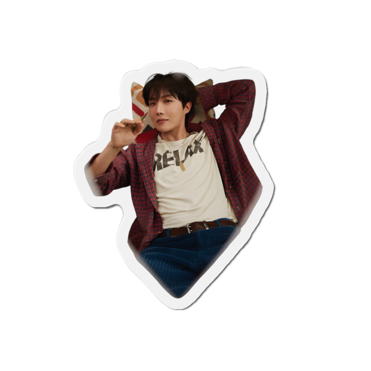 Jhope Sweet Dreams Relax in a Heart Photoshoot Magnet