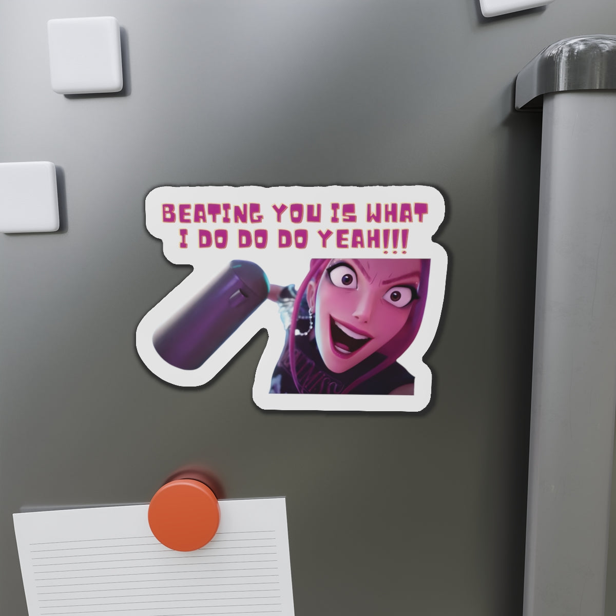 Kpop Demon Hunters Huntrix Mira Beating You Is What I do Magnet