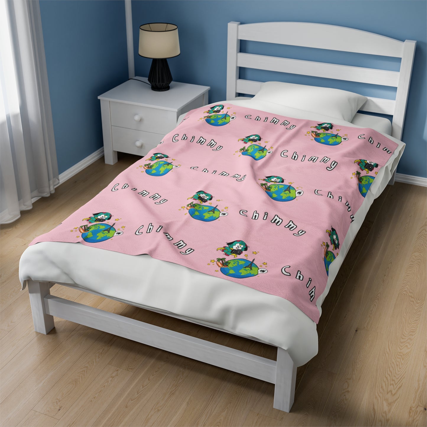 Pink Chimmy Blanket - BT21 Pattern Design