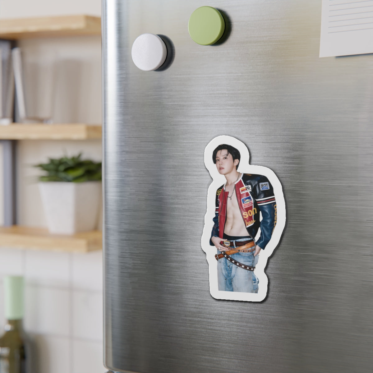 Jhope Killing It Girl Showing Off Abs Color Image Magnet