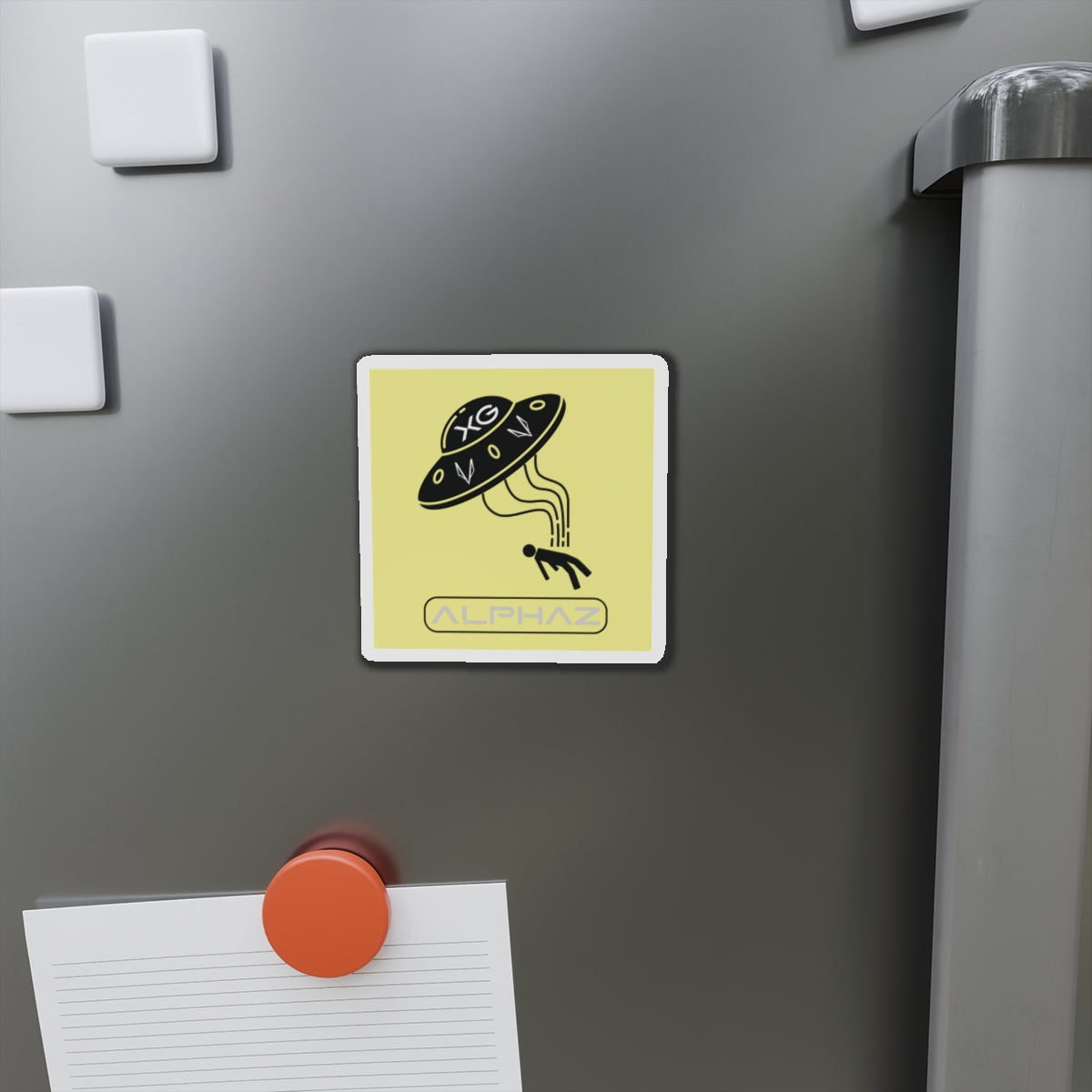 Yellow XG Chisa Spaceship Magnet