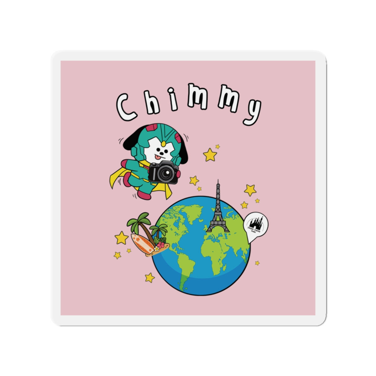 BT21 Chimmy Pink Magnet