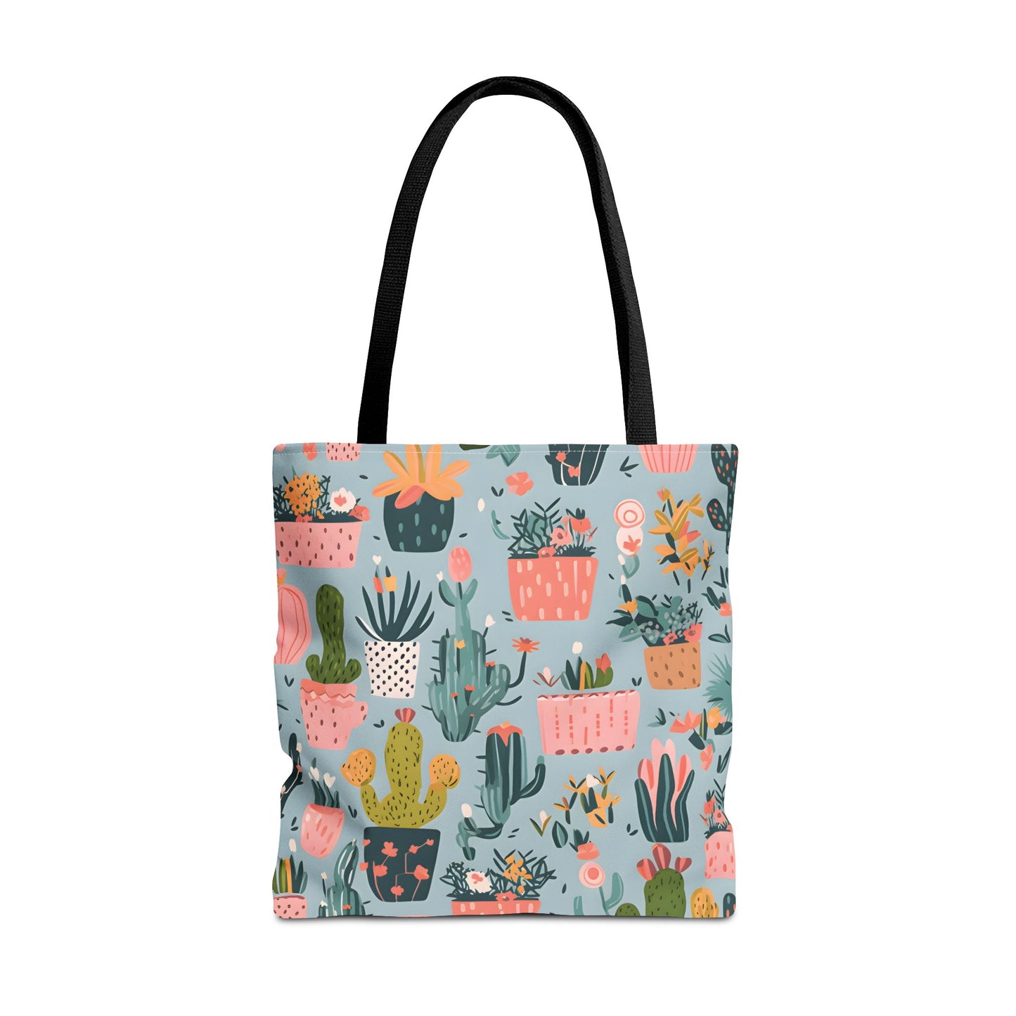 Cactus Pattern Tote Bag Design 3