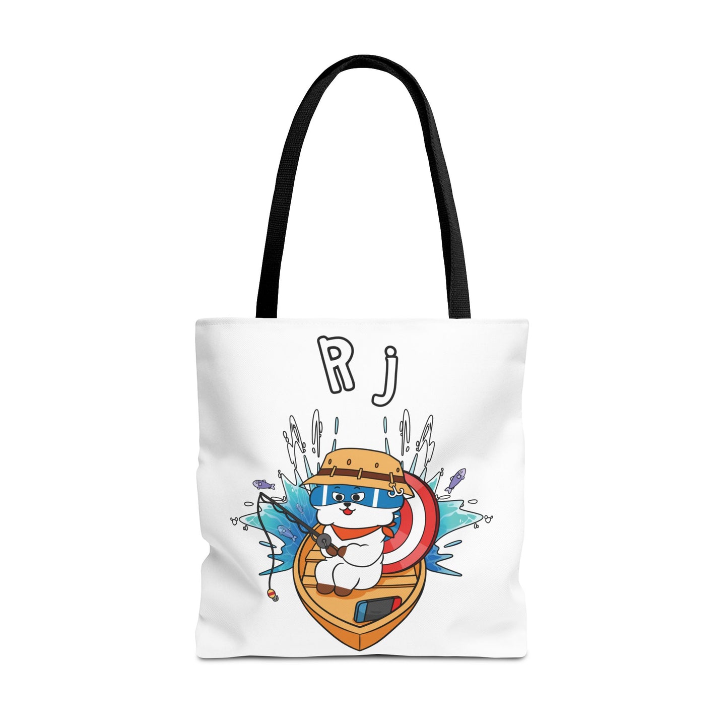 BT21 RJ White Tote Bag Single Design