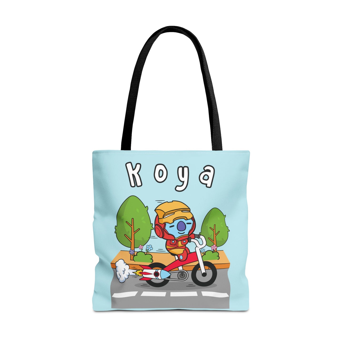 BT21 Koya Blue Tote Bag Single Design