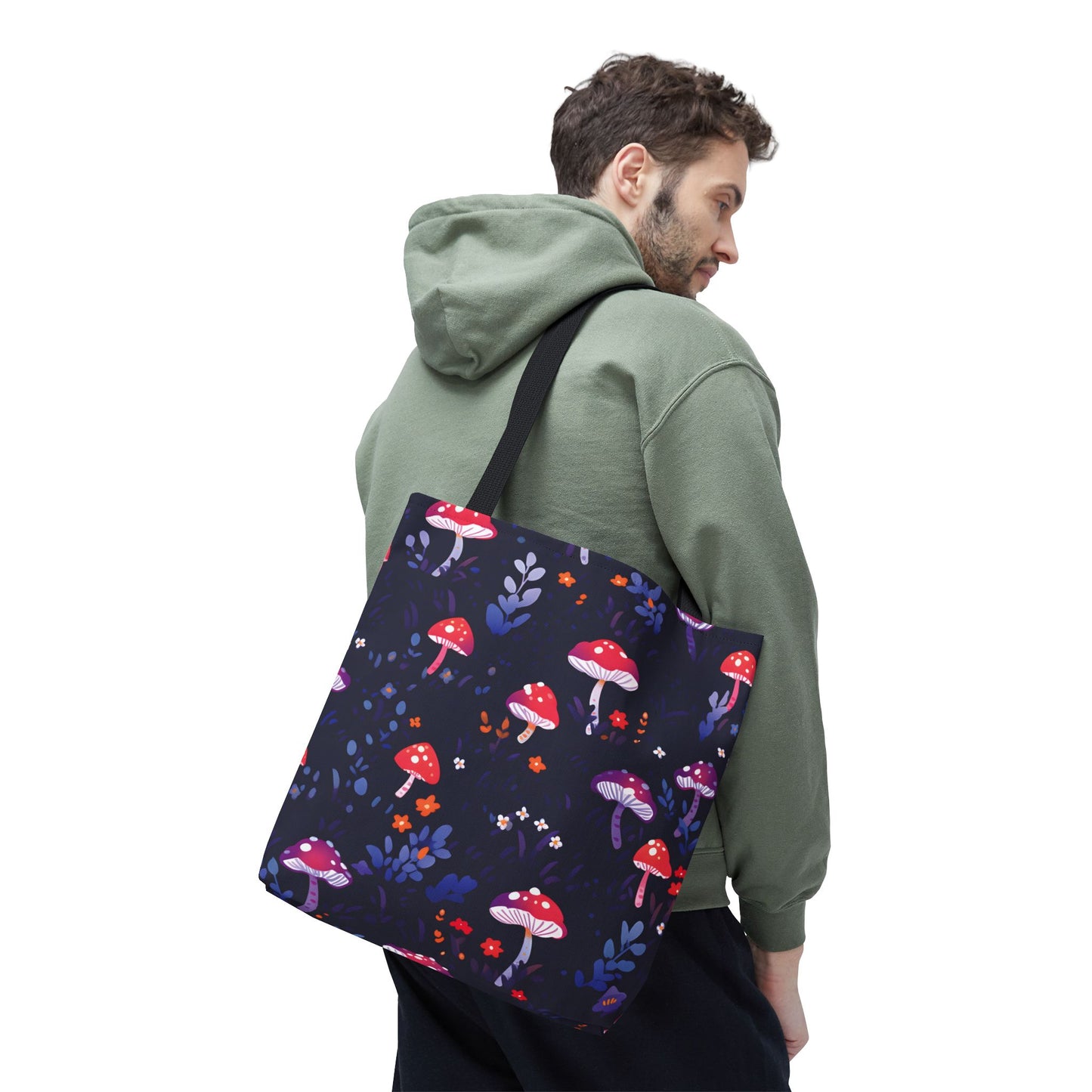 Mushroom Pattern Tote Bag Design 9