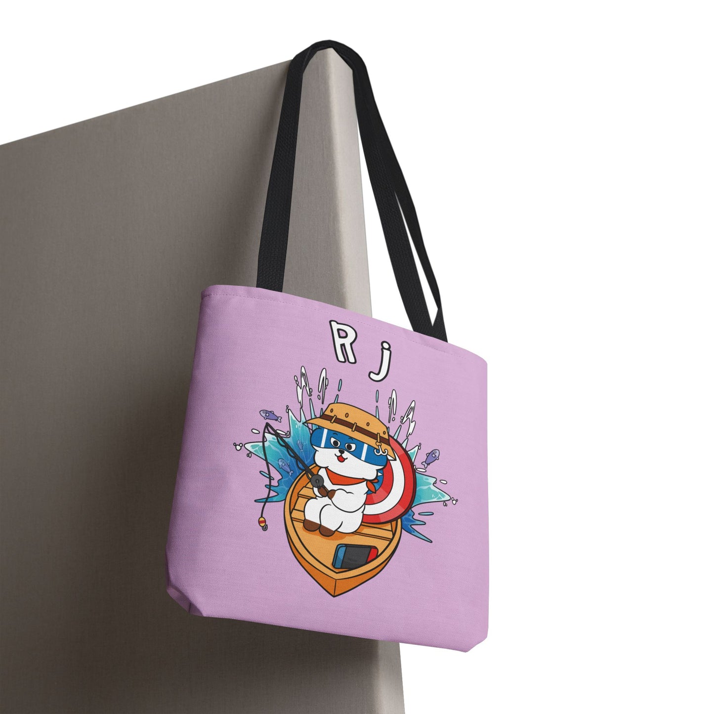 BT21 RJ Purple Tote Bag Single Design