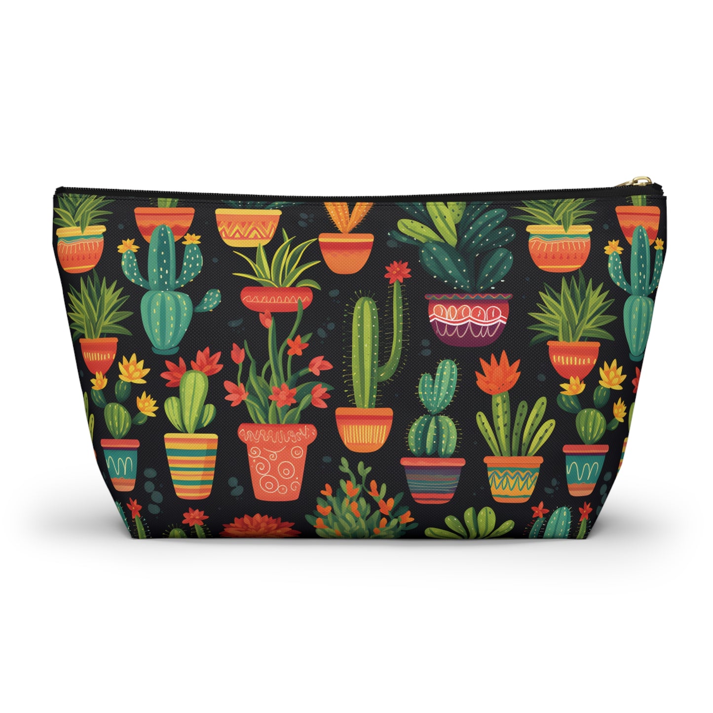 Cactus Pattern Travel Bag Design 5
