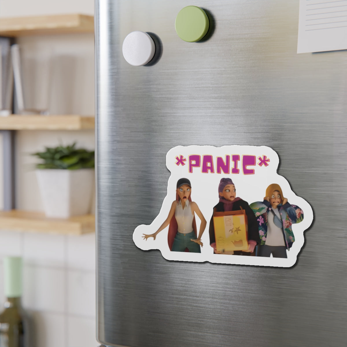 Kpop Demon Hunters Huntrix Rumi Mira Zoey Alley Quick Hide Magnet